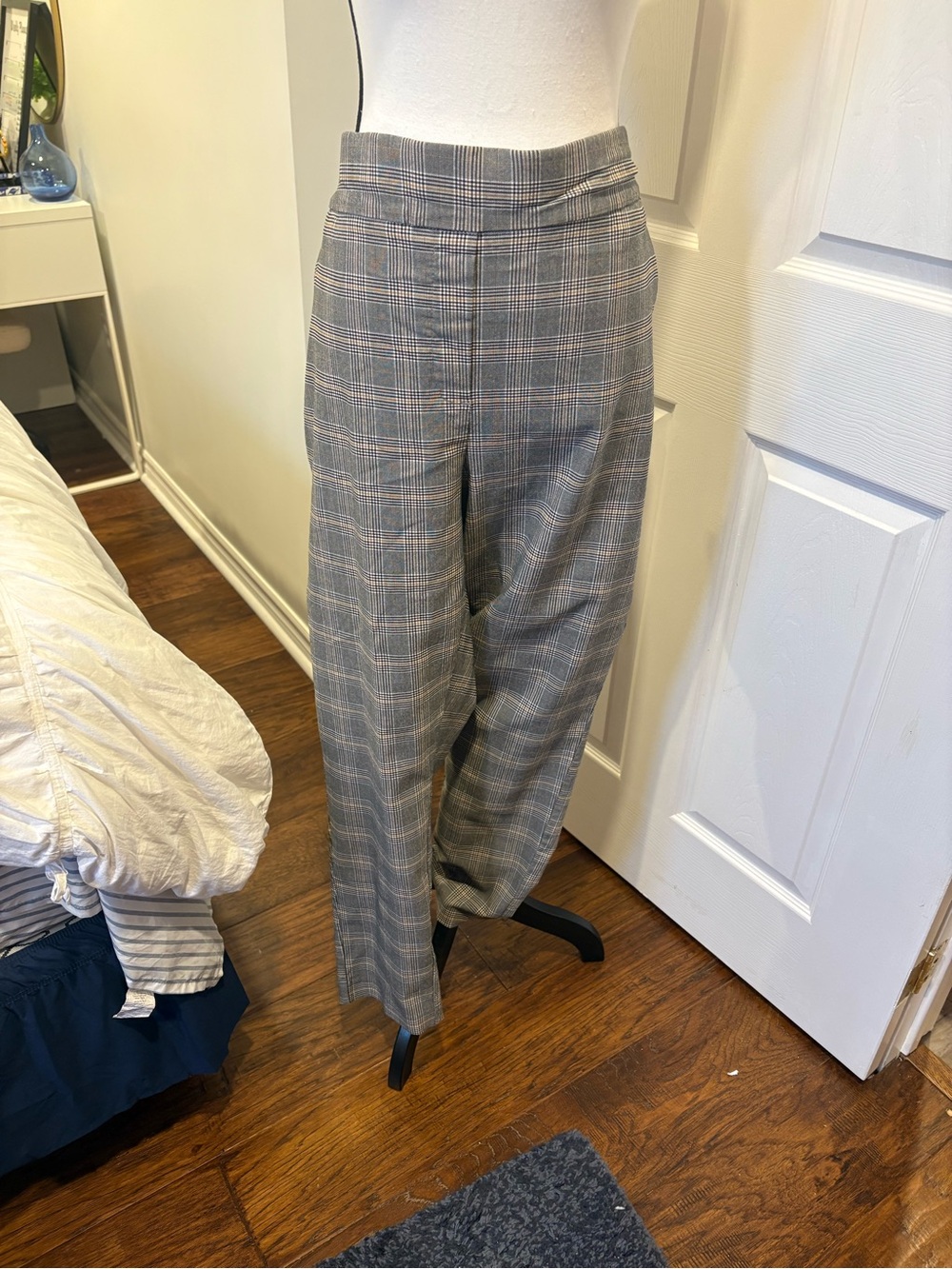🌷Penningtons Plus Grey Plaid Straight Leg Pants Size 26 3/$30